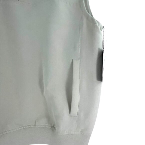 Chaps Golf Mens Lightweight Sleeveless Vest Size L Beige Rayon Blend 1/4 Zip - Picture 7 of 9